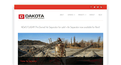 Desktop Screenshot of dakotaequipment.co.za